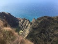 Awaawapuhi Trail in Waimea Canyon on Kauai Island, Hawaii. Royalty Free Stock Photo