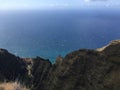 Awaawapuhi Trail in Waimea Canyon on Kauai Island, Hawaii. Royalty Free Stock Photo