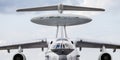 AWACS radar airplane Royalty Free Stock Photo