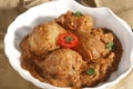 Awadhi Dum Aloo - A potato dish from India Royalty Free Stock Photo