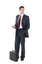 Awaiting a handsome young businessman Royalty Free Stock Photo