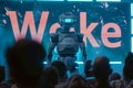 Awakening Consciousness: Humanoid Robot Stands Before \