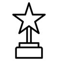 Award, best Isolated Vector Icon that can be easily modified or edited