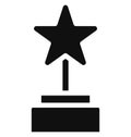 Award, best Isolated Vector Icon that can be easily modified or edited Royalty Free Stock Photo
