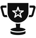 Award, best Isolated Vector Icon that can be easily modified or edited Royalty Free Stock Photo