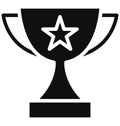Award, best Isolated Vector Icon that can be easily modified or edited Royalty Free Stock Photo