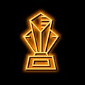 award championship neon glow icon illustration Royalty Free Stock Photo