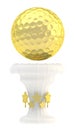 Award golf ball sport trophy cup