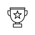 Award icon vector illustration outline Royalty Free Stock Photo