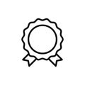 Award icon vector illustration outline Royalty Free Stock Photo