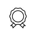 Award icon vector illustration outline Royalty Free Stock Photo