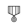 Award icon vector illustration outline Royalty Free Stock Photo