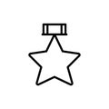 Award icon vector illustration outline Royalty Free Stock Photo