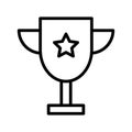 Award Isolated Vector icon which can easily modify or edit Royalty Free Stock Photo