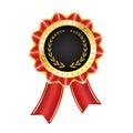 Award Label with Ribbon