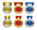 Award medal rosettes