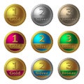 Award Medals Royalty Free Stock Photo