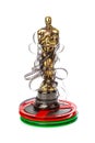 Award of Oscar ceremony and cinema film Royalty Free Stock Photo