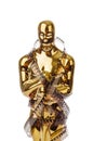 Award of Oscar ceremony and cinema film Royalty Free Stock Photo