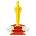 Award on podium Royalty Free Stock Photo