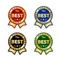 Award ribbon the best Royalty Free Stock Photo