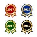 Award ribbon the best Royalty Free Stock Photo