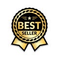 Award ribbon the best seller Royalty Free Stock Photo