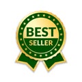 Award ribbon the best seller Royalty Free Stock Photo