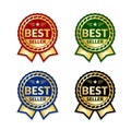 Award ribbon the best seller Royalty Free Stock Photo