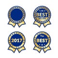 Award ribbon the best seller set