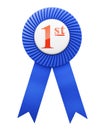 Award ribbon isolated