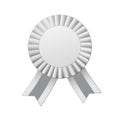 Award ribbon isolated on white background Royalty Free Stock Photo