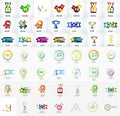 Award vector mega icon set Royalty Free Stock Photo