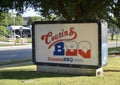 Cousins Barbecue Sign, Fort Worth Texas Royalty Free Stock Photo