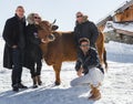 Award-winning film crew of `La Vache` The Cow, Jamel Debbouze