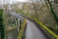 Award winning Grade I listed Kingsgate Footbridge over the River Wear in the city of Durham, UK.