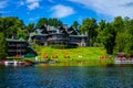 Award-winning Lake Placid Lodge. It is the only hotel located directly on the shores of Lake Placid