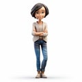 Award-winning Life-size Cartoon Figurine Cartoonish Innocence In Ultra Hd