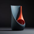 Award-winning Minimalism Chair Shape Bottle Design With Blue Chitin And Astaxanthin Material