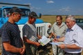 Awarding the best agricultural workers in the Gomel region of Belarus.