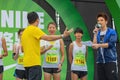 Awards ceremony of the Nike's Be Amazing 5K race event