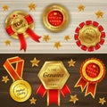 Awards Realistic Horizontal Banners