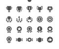 Awards v1 UI Pixel Perfect Well-crafted Vector Royalty Free Stock Photo