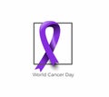 Awareness Blue Ribbon. World Prostate Cancer Day concept
