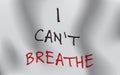 awareness campaign against racial discrimination i cant breathe poster banner black lives matter