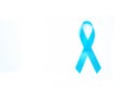 Awareness light blue ribbon and for prostate cancer awareness ca