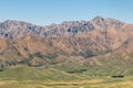 Awatere valley with Inner Kaikoura Ranges from Molesworth Station in New Zealand Royalty Free Stock Photo