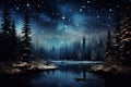 Starry Winter Nights - Generative AI