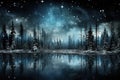 Starry Winter Nights - Generative AI