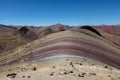 Awe-inspiring landscape view of the majestic Rainbow Mountains in Peru